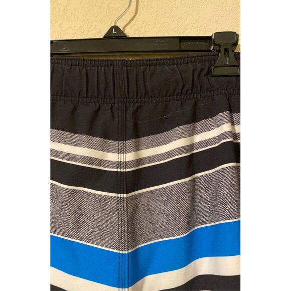 Hang Ten Mesh Lined Drawstring Board Shorts Swim Trunks Striped Men's Size XL - Picture 7 of 10